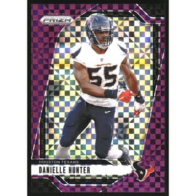 2024 Panini Prizm Prizms Purple Power #117 Danielle Hunter