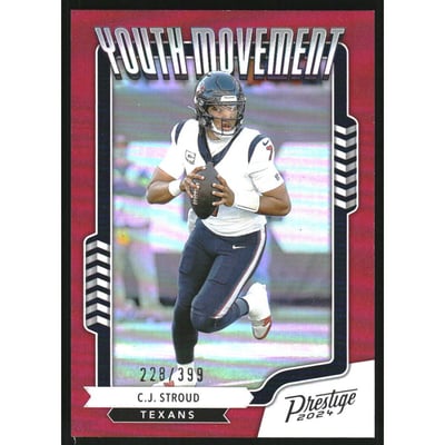 2024 Prestige Youth Movement Xtra Points Red #1 CJ Stroud