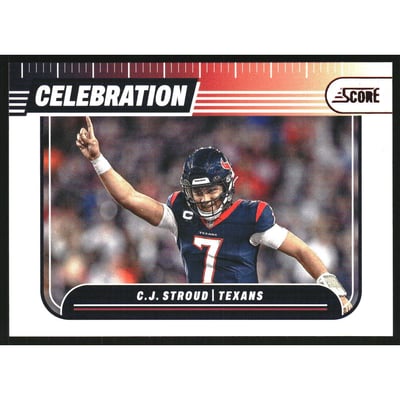 2024 Score Celebration Red #7 CJ Stroud