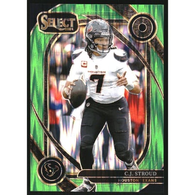 2024 Select Prizm Neon Green Shock #233 C.J. Stroud/499