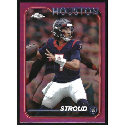 2024 Topps Chrome Pink Refractors #83 CJ Stroud