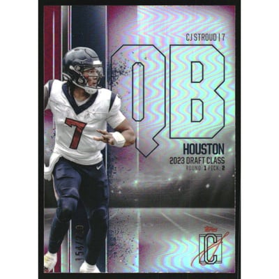 2024 Topps Signature Class Chrome Magenta Refractors #BCV18 CJ Stroud