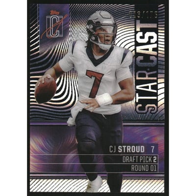 2024 Topps Signature Class Star Cast Indigo #SC2 CJ Stroud