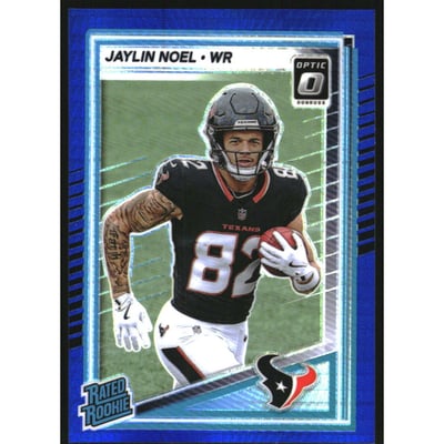 2025 Donruss Optic Blue Hyper #241 Jaylin Noel RR