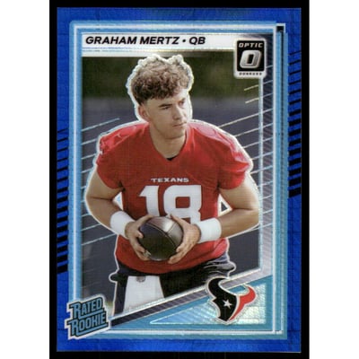 2025 Donruss Optic Blue Hyper #259 Graham Mertz RR