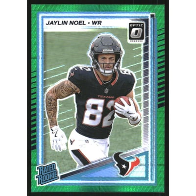 2025 Donruss Optic Green Hyper #241 Jaylin Noel RR