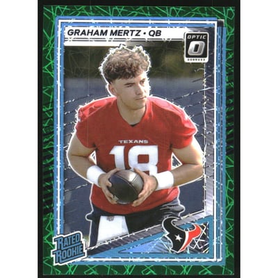 2025 Donruss Optic Green Velocity #259 Graham Mertz RR