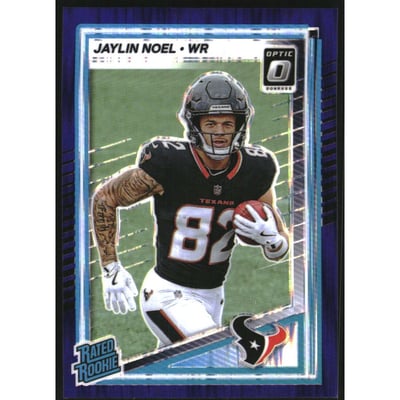 2025 Donruss Optic Purple Shock #241 Jaylin Noel RR
