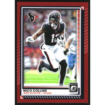 2025 Donruss Optic Red #143 Nico Collins