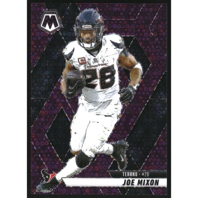 2025 Panini Mosaic Mosaic No Huddle Purple #120 Joe Mixon