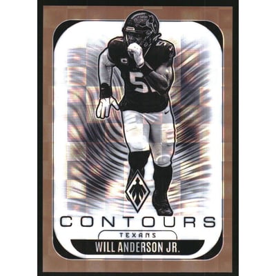 2025 Panini Phoenix Contours Bronze Pandora #13 Will Anderson Jr.