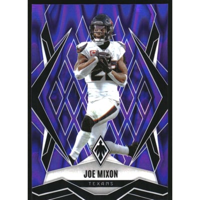 2025 Panini Phoenix Purple Seismic #41 Joe Mixon