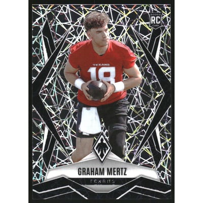 2025 Panini Phoenix Silver Lazer #222 Graham Mertz