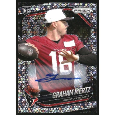 2025 Panini Prizm Autographs Prizms No Huddle #392 Graham Mertz