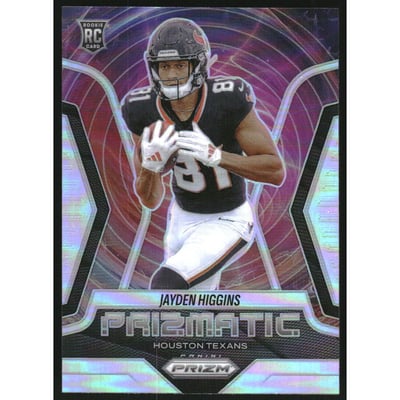 2025 Panini Prizm Prizmatic Prizms Silver #3 Jayden Higgins