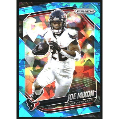 2025 Panini Prizm Prizms Blue Ice #109 Joe Mixon
