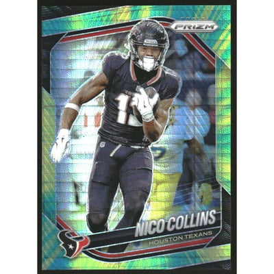 2025 Panini Prizm Prizms Hyper #231 Nico Collins