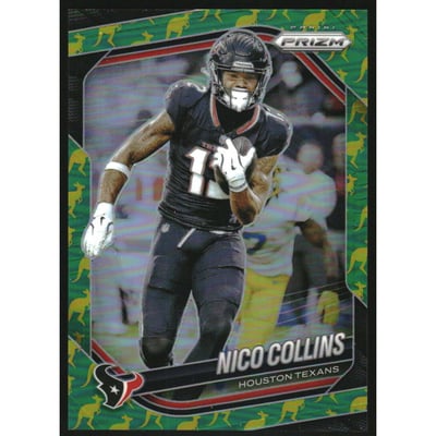 2025 Panini Prizm Prizms Kangaroo #231 Nico Collins