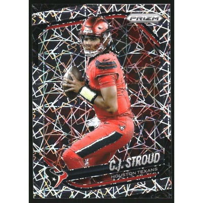 2025 Panini Prizm Prizms Lazer #143 CJ Stroud