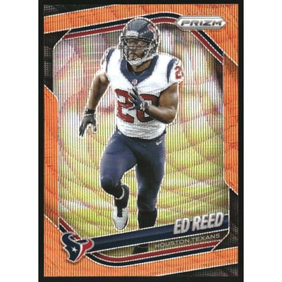 2025 Panini Prizm Prizms Orange Wave #216 Ed Reed