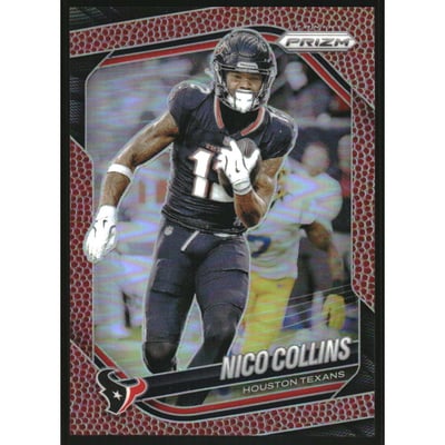 2025 Panini Prizm Prizms Pigskin #231 Nico Collins