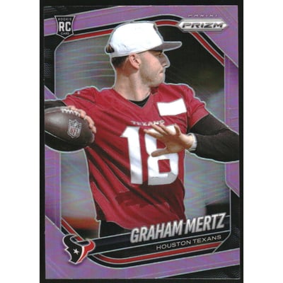 2025 Panini Prizm Prizms Pink #392 Graham Mertz