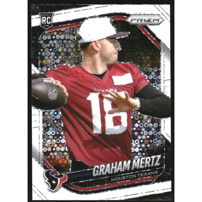 2025 Panini Prizm Prizms White Disco #392 Graham Mertz