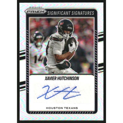 2025 Panini Prizm Significant Signatures #40 Xavier Hutchinson