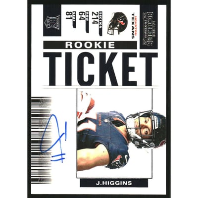 2025 Select Contenders Rookie Ticket Preview Variations #11 Jayden Higgins