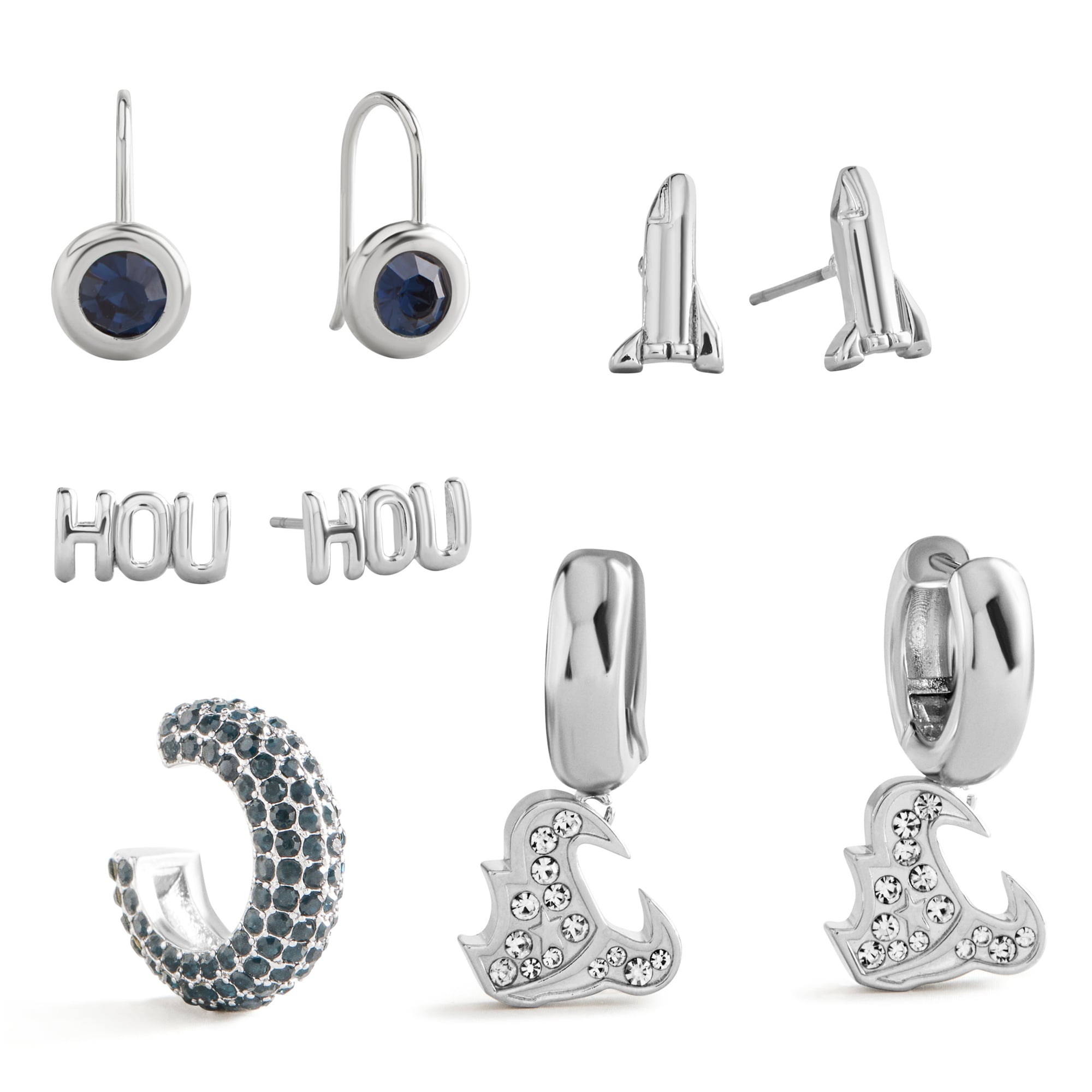 BaubleBar Houston Texans Mixed Earring Set