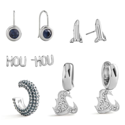 BaubleBar Houston Texans Mixed Earring Set
