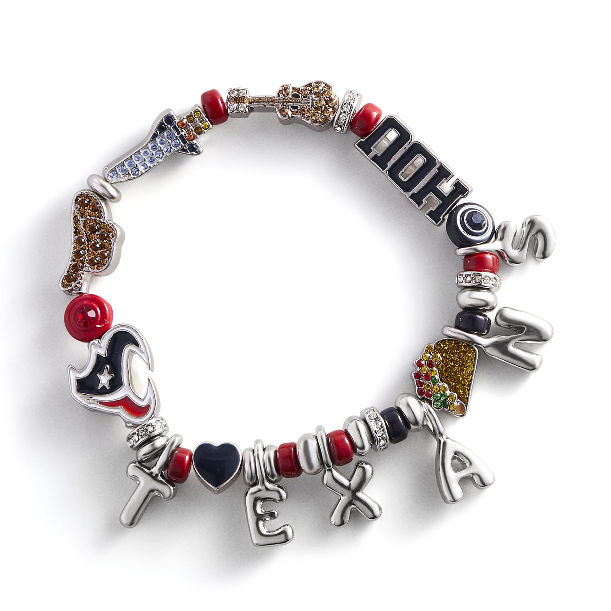 BaubleBar Houston Texans Motif Beaded Bracelet