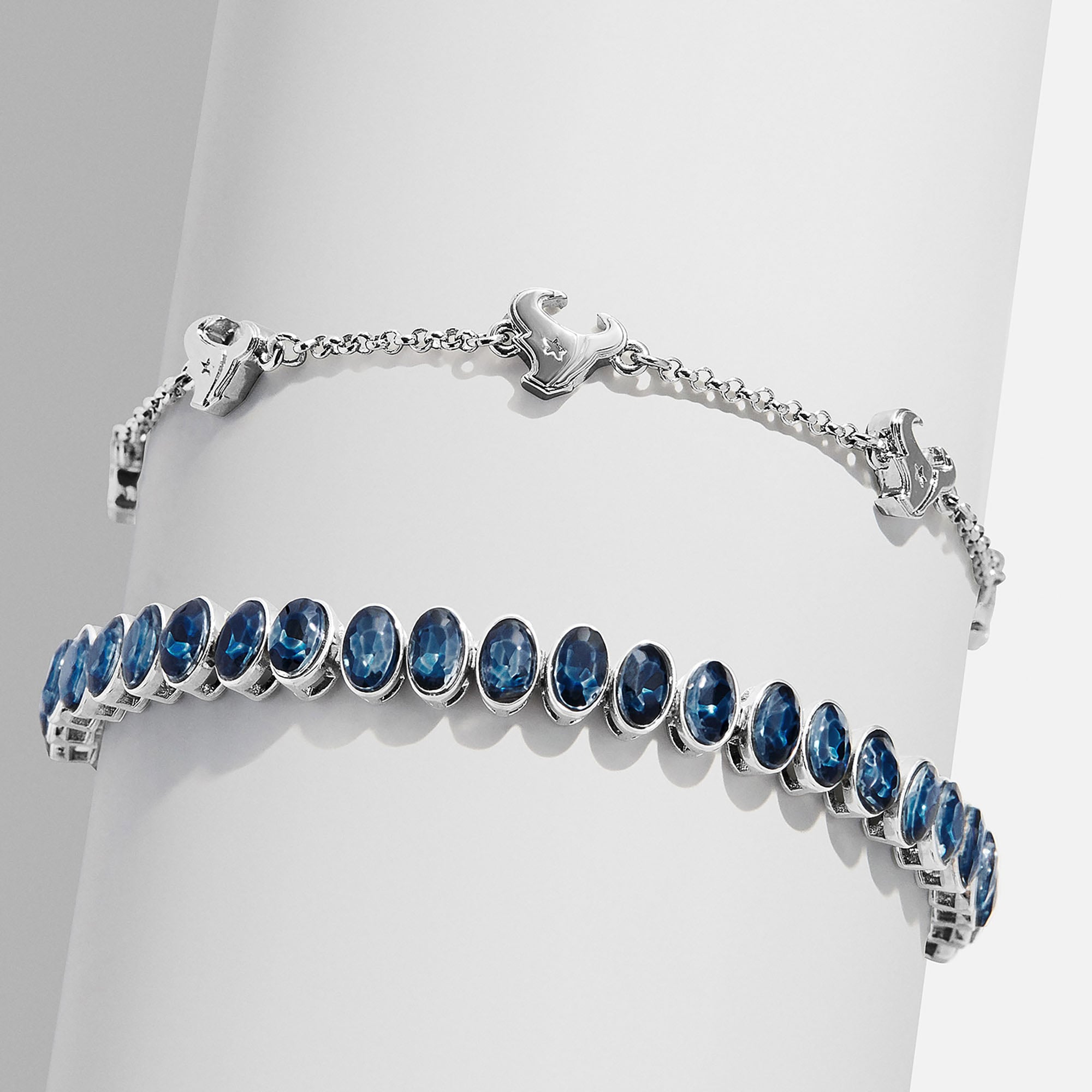 BaubleBar Houston Texans Set of Two Tennis Bracelets