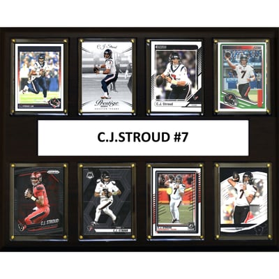 C.J. Stroud Houston Texans 12" x 15" Trading Card Plaque