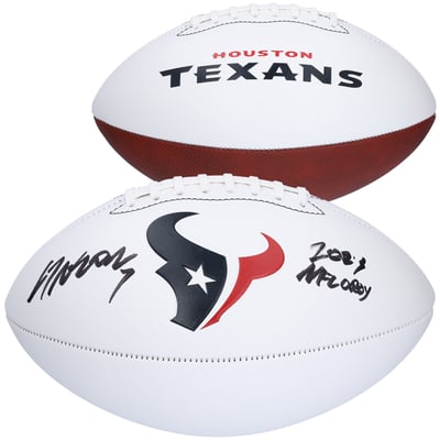 C.J. Stroud Houston Texans Fanatics Authentic 2023 NFL Offensive Rookie of the Year Autographed Franklin White Panel Football with "2023 NFL OROY" Inscription