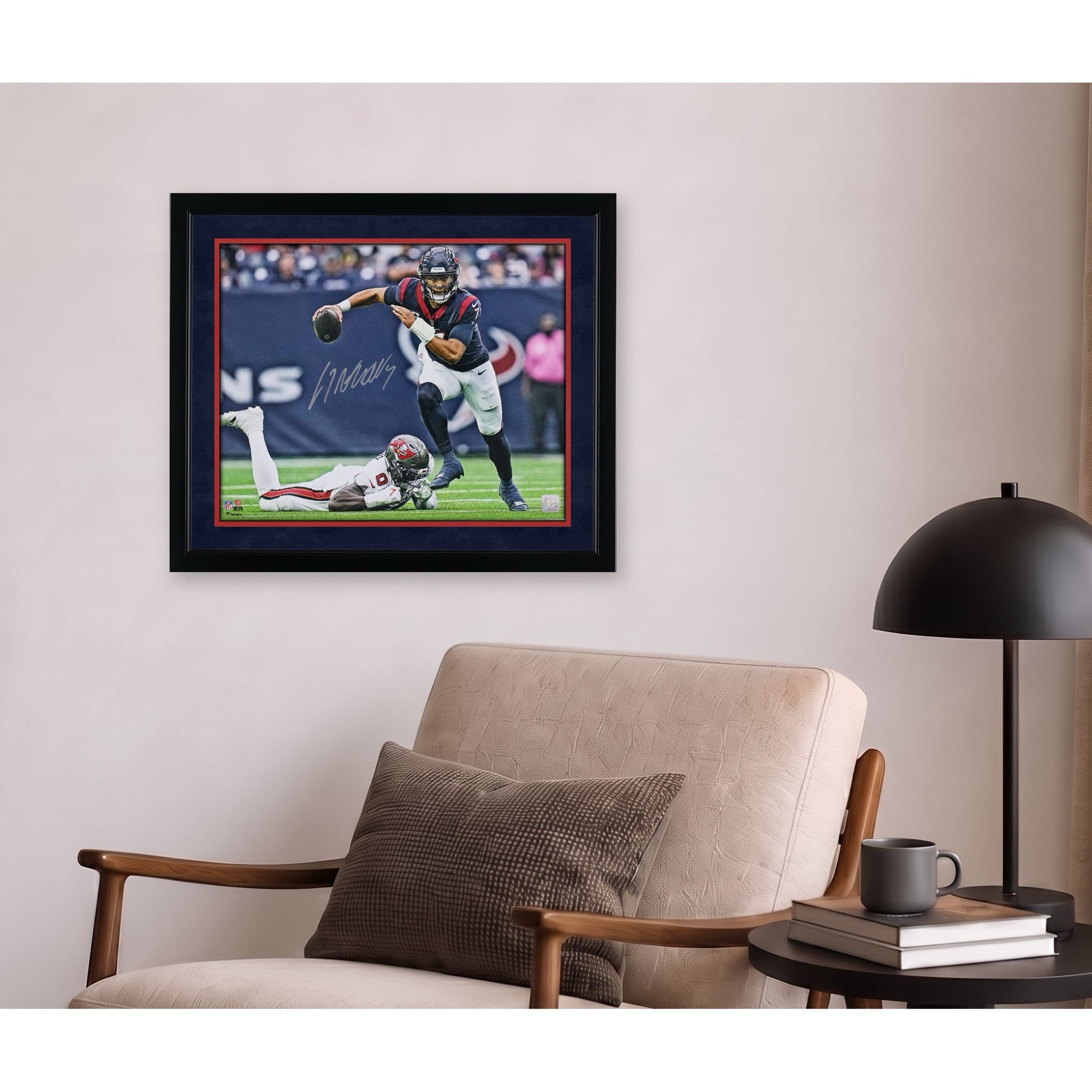 C.J. Stroud Houston Texans Autographed 16" x 20" Escape from Pocket Photograph