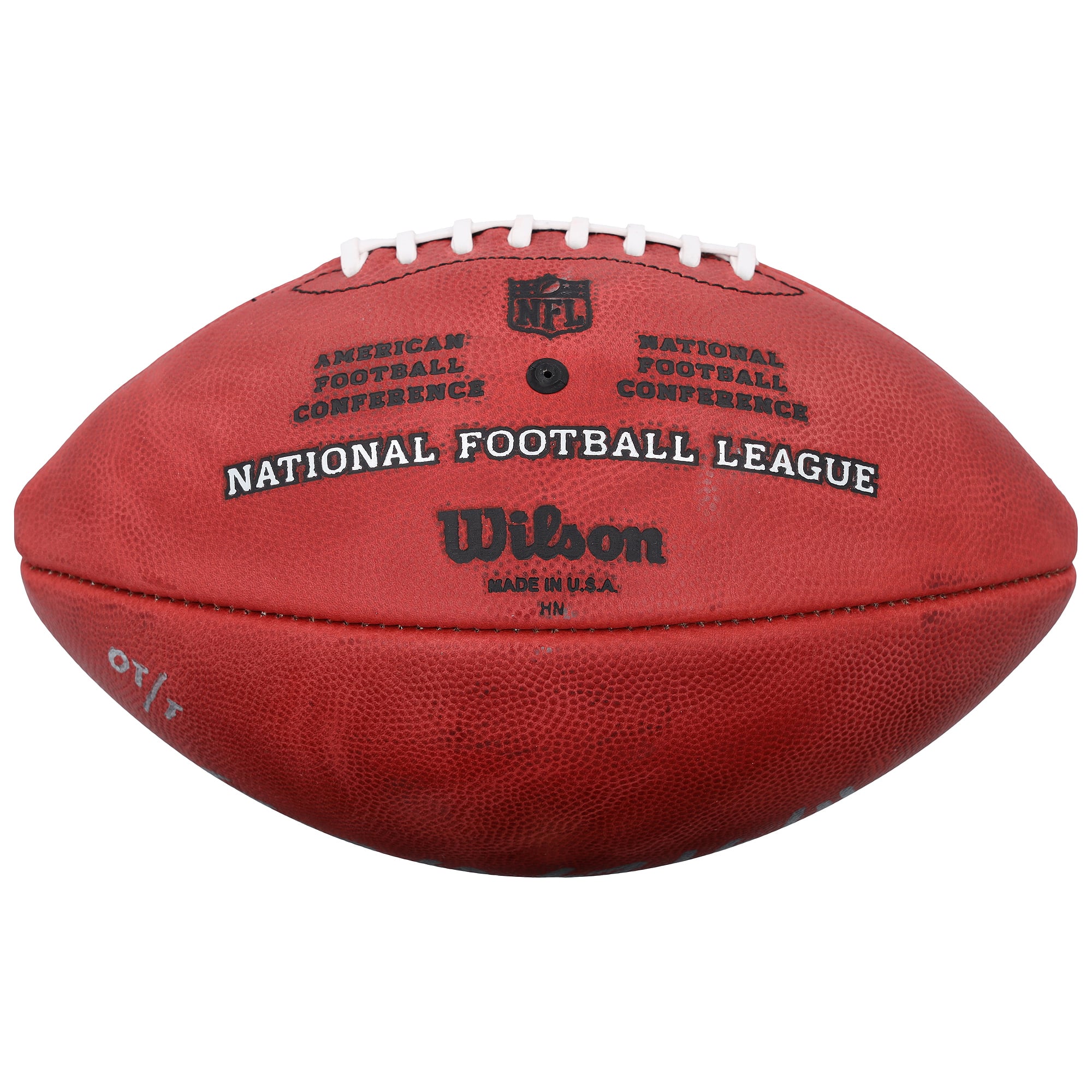 Ballon de football américain Duke, autographié par C.J. Stroud (Houston Texans), en couleur et avec plusieurs inscriptions