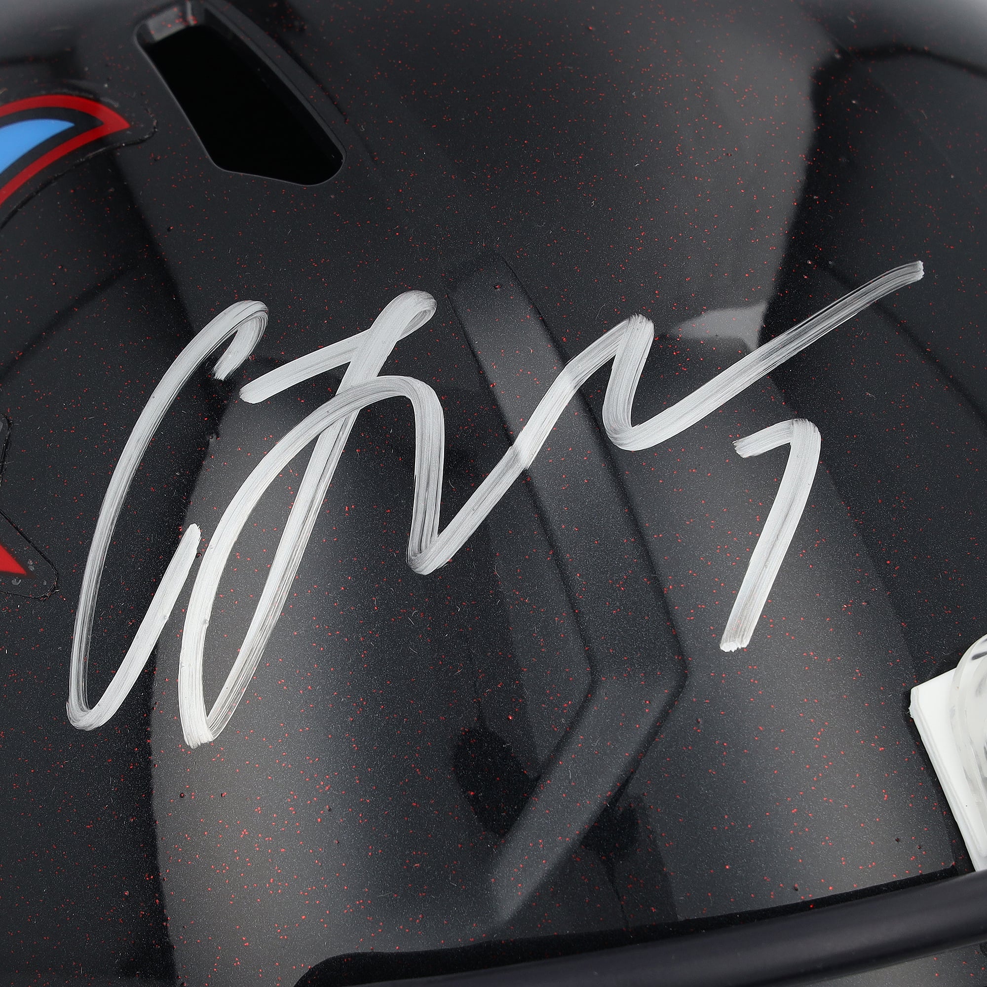 Casque réplique Riddell Speed ​​2024 alternatif n°2 autographié par C.J. Stroud des Houston Texans