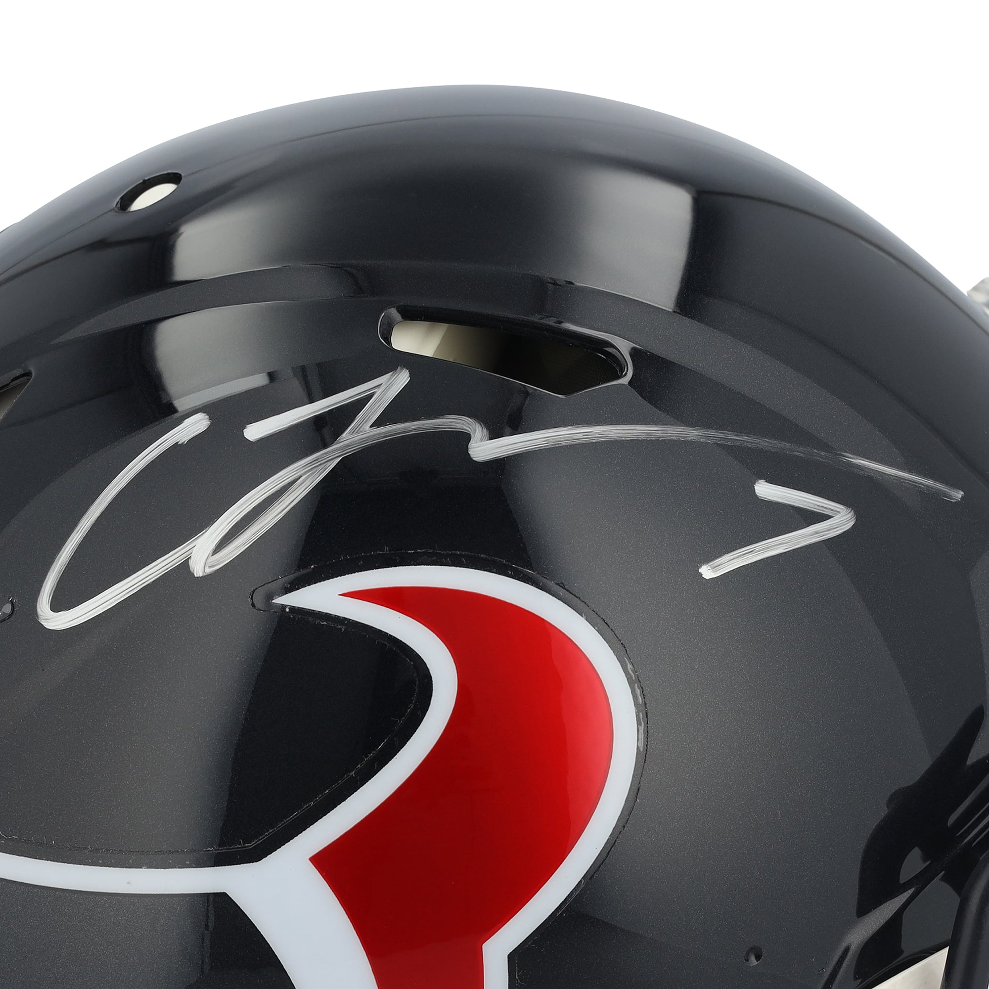 Casque Riddell Speed ​​Authentic 2024 autographié par C.J. Stroud, Houston Texans