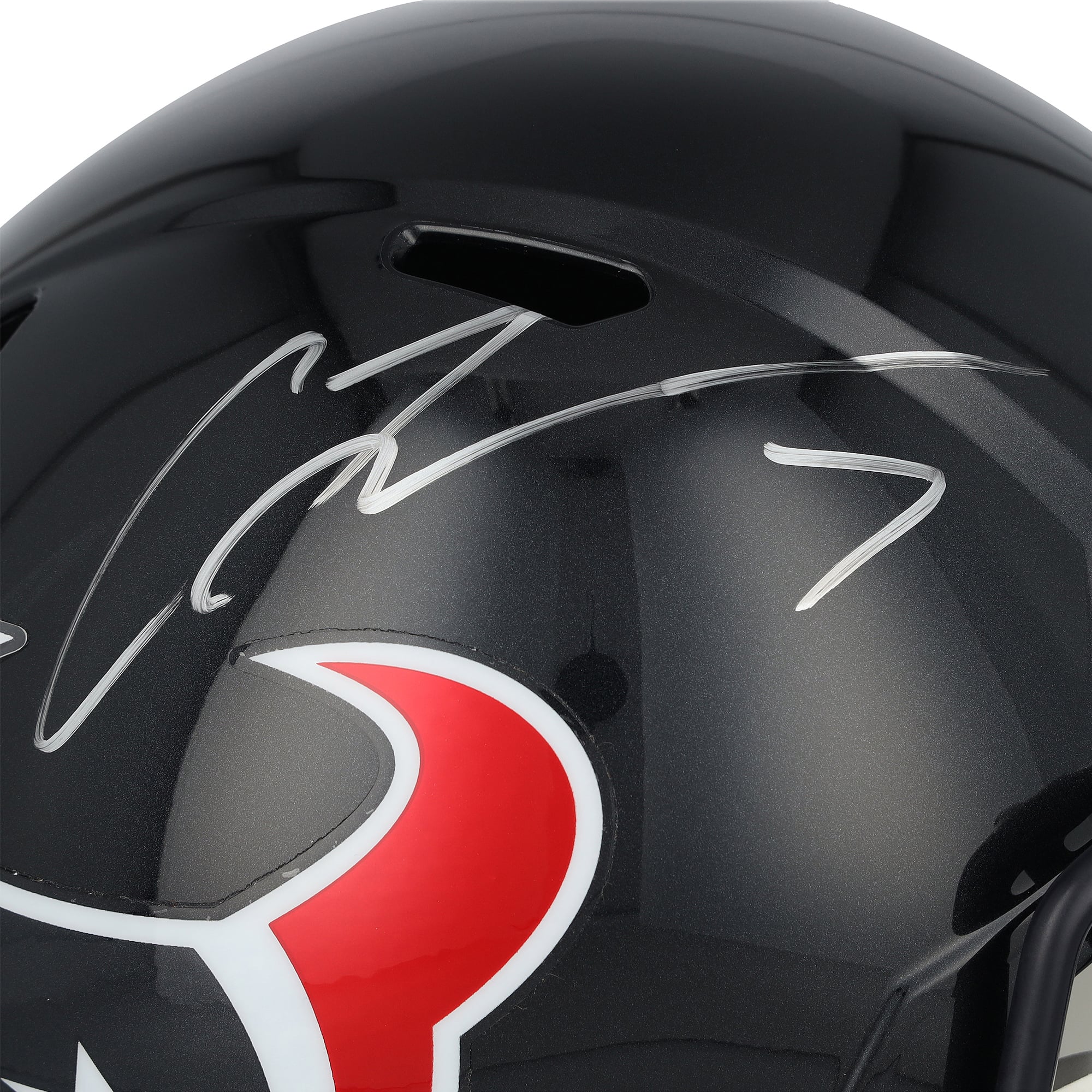 Casque réplique Riddell Speed ​​2024 autographié par C.J. Stroud, Houston Texans