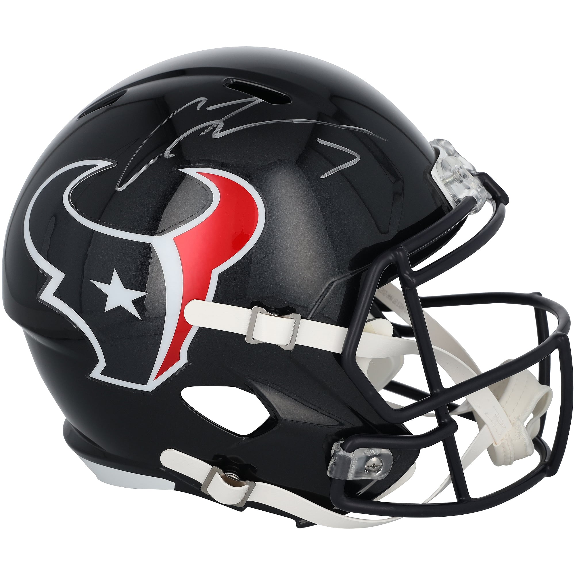 Casque réplique Riddell Speed ​​2024 autographié par C.J. Stroud, Houston Texans