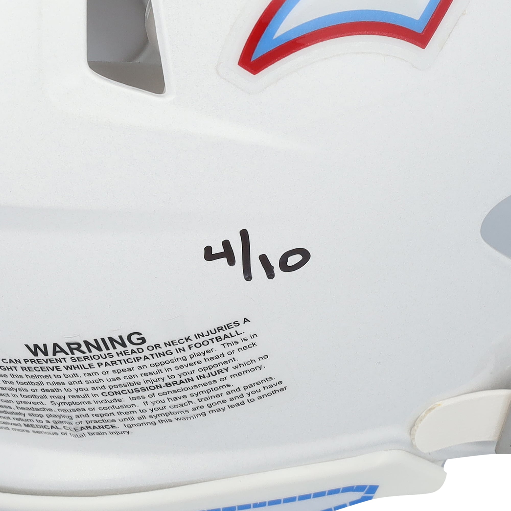 Casque Riddell Rivalry Speed ​​Authentic autographié par C.J. Stroud (Houston Texans) avec inscriptions multiples