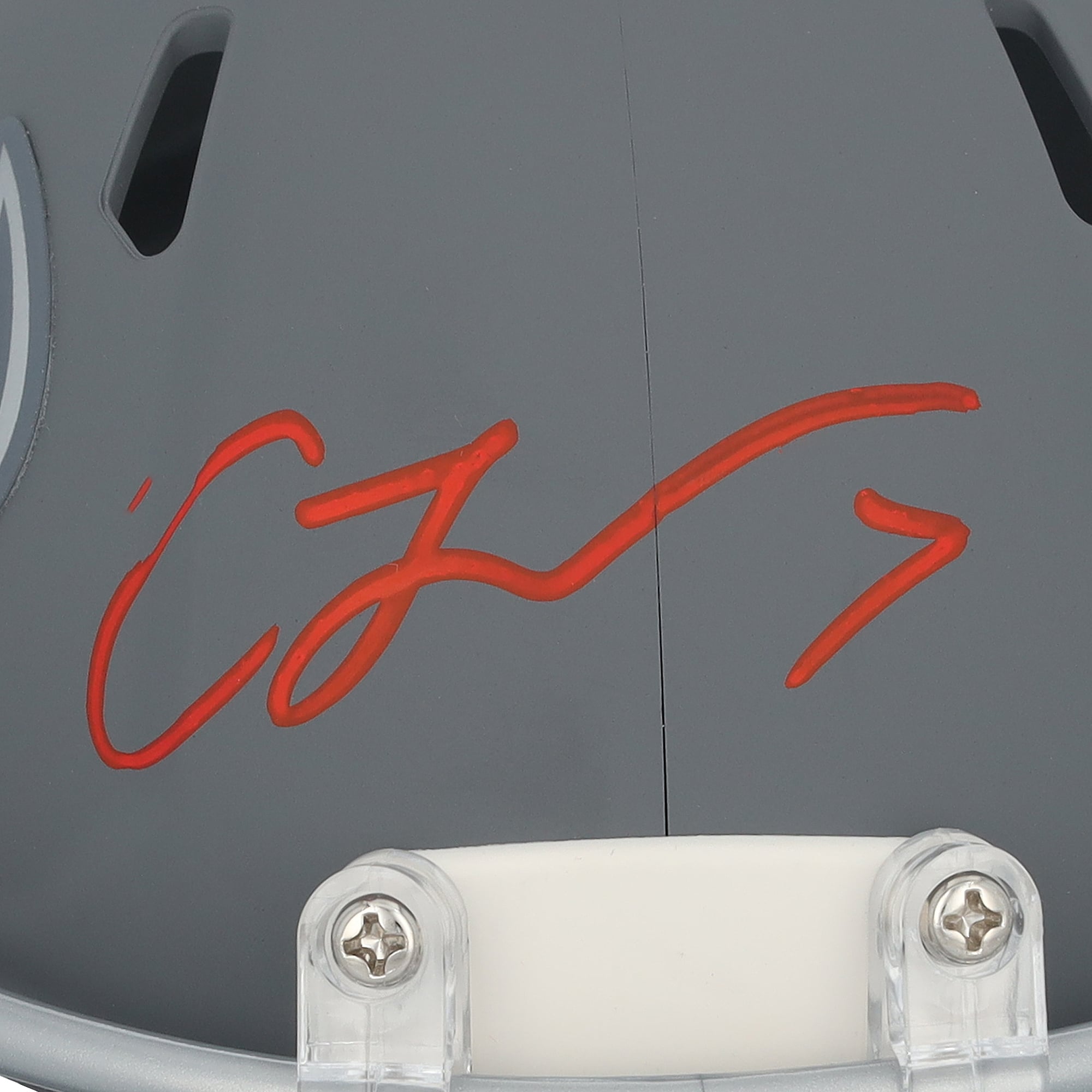 Mini-casque Riddell Slate Speed ​​autographié par C.J. Stroud, Houston Texans