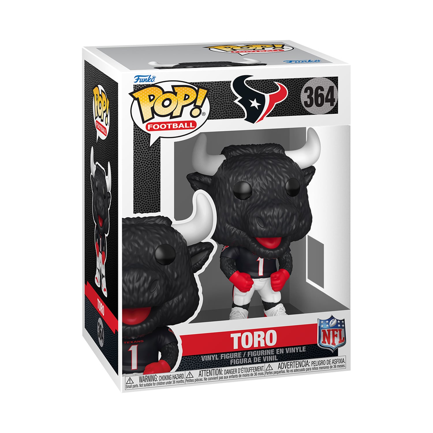 Figurine Funko Pop! Toro, mascotte NFL des Houston Texans