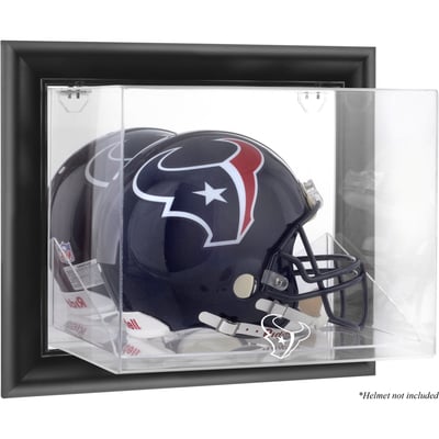 Houston Texans Fanatics Authentic Black Framed Wall-Mountable Helmet Display Case