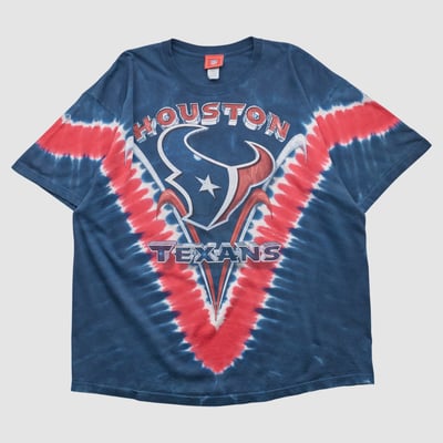 Houston Texans NFL 2000s T-shirt - Navy - 2XL by Fanatics Real Vintage