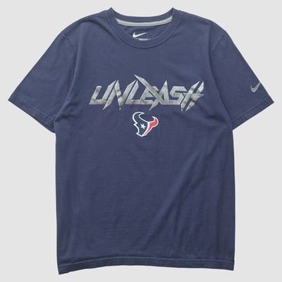 Houston Texans Nike 2010s T-shirt - Navy - S by Fanatics Real Vintage
