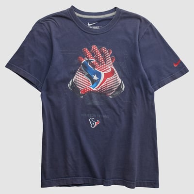 Houston Texans Nike 2010s T-shirt - Navy - XS by Fanatics Real Vintage
