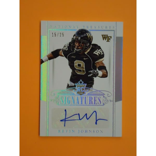 Kevin Johnson Autographed Trading Cards, Signed Kevin Johnson 