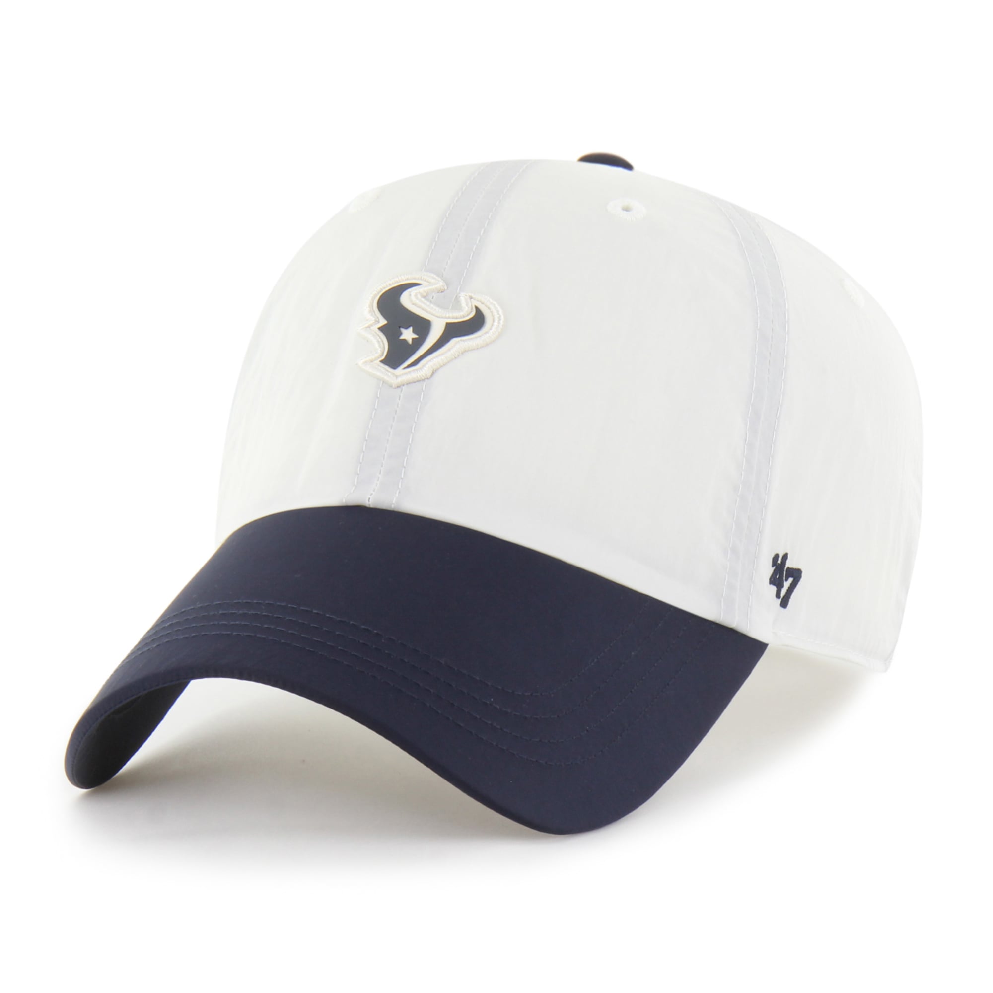 Men's '47 Cream Houston Texans Modernia Clean Up Adjustable Hat